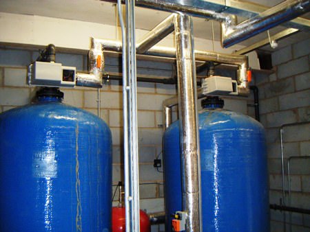 Water treatment technology at the new office / apartment development