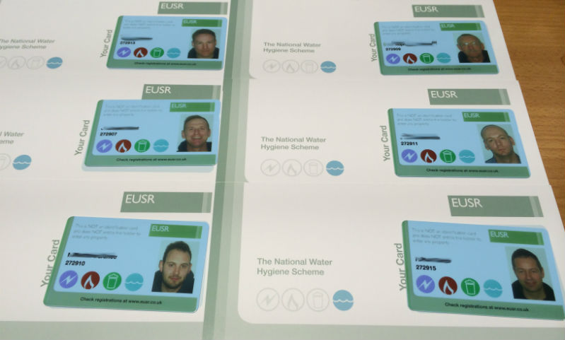 Water Hygiene Cards