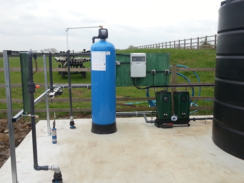 Esytwin Setup, Water Treatment and Storage Tank at the Asaparagus Farm