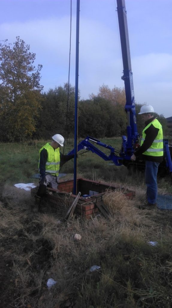 Crane at Hospital